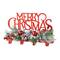 Glitzhome® 14.5" Merry Christmas Metal Stocking Holder